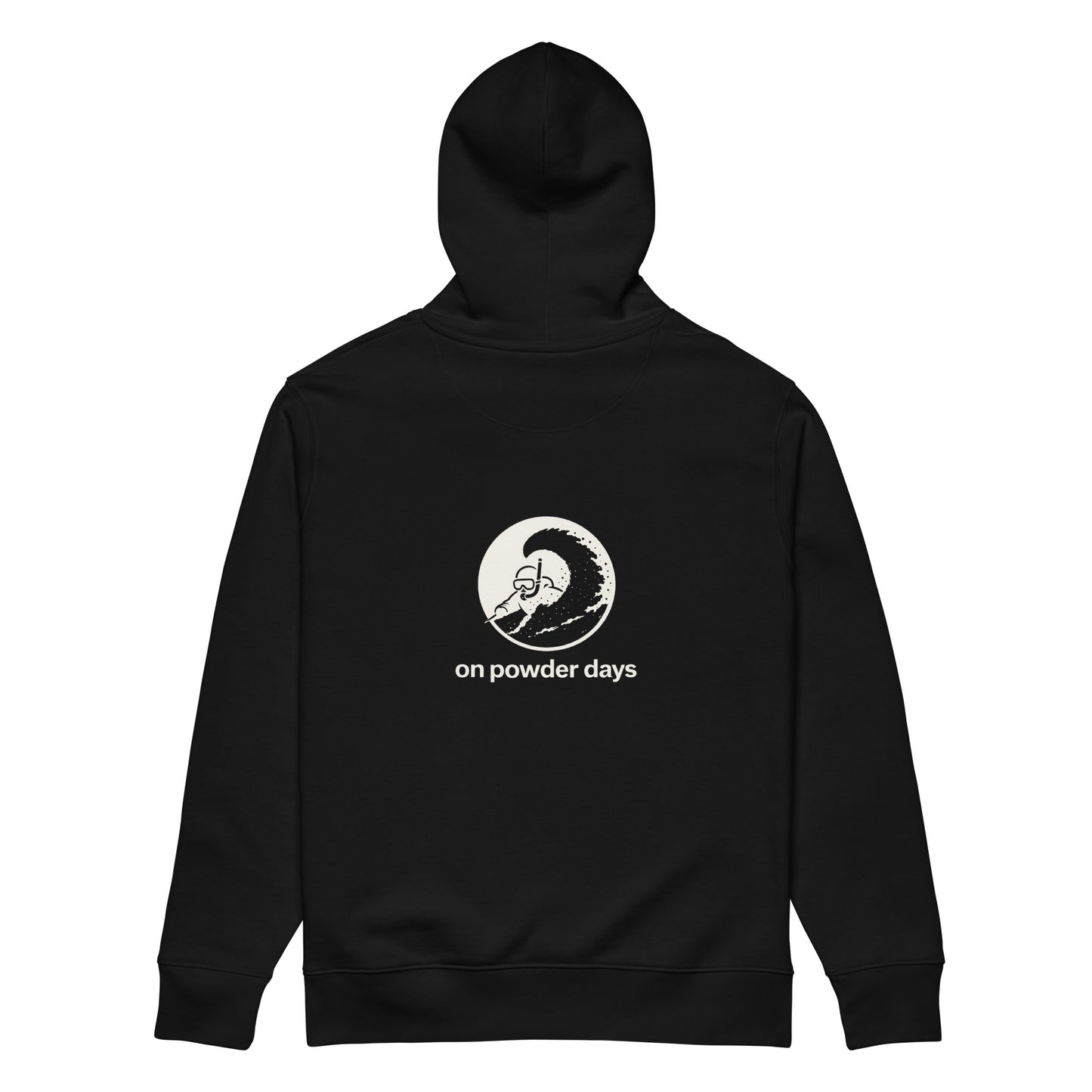 No Interlodge On Powder Days hoodie – Wasatch Series – Utah powder day ski apparel