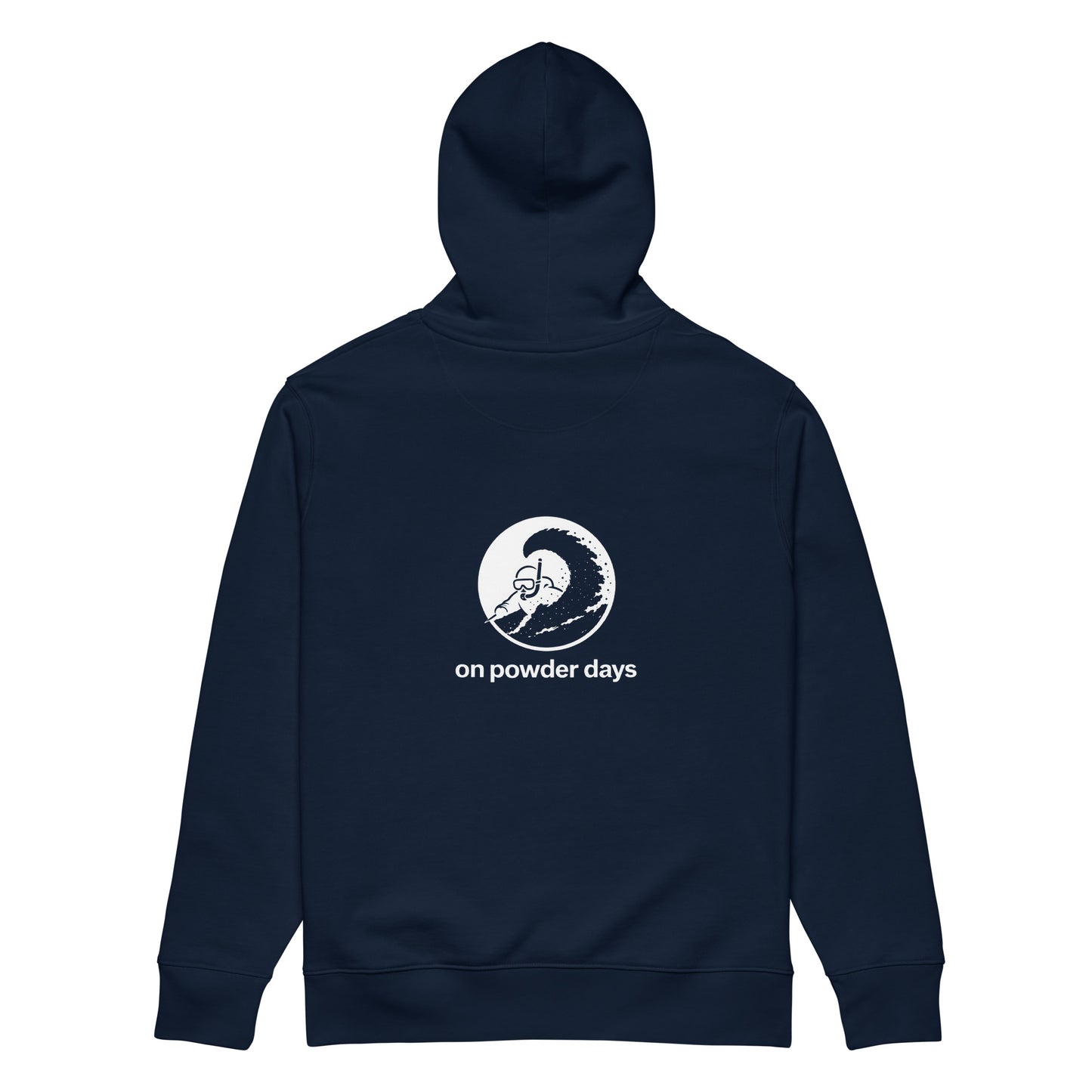 No Gapers On Powder Days hoodie – First Chair Series – Utah powder day ski apparel